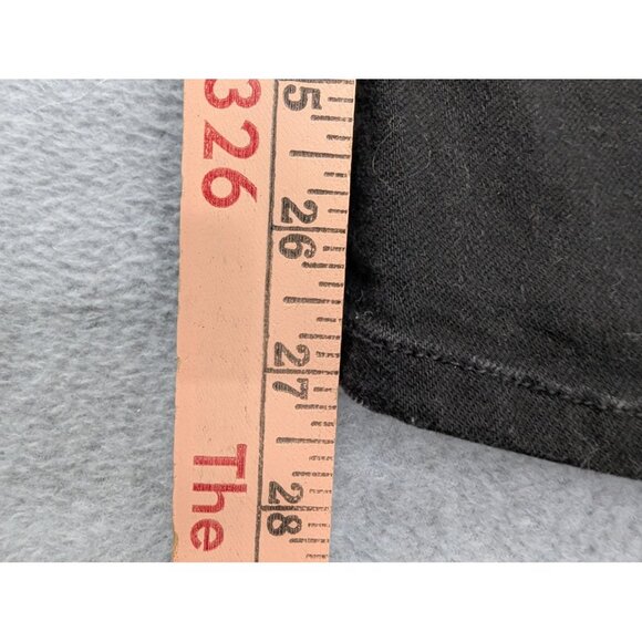 H&M Overalls Womens 10 Black Stretch Denim Bib Adjustable Straps Skinny Pockets - Picture 10 of 14